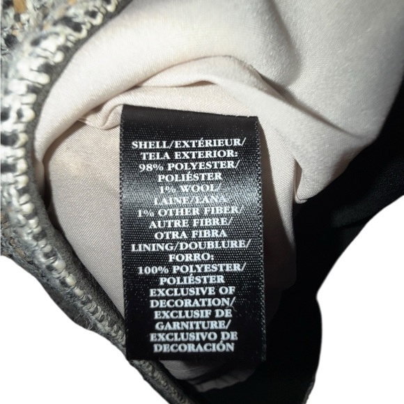 Ann Taylor Black and White Tweed Pencil Skirt Size 8T - Picture 7 of 7